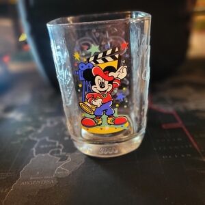 Vintage 2000 Disney Mickey Mouse Glass Tumbler